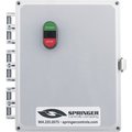 Springer Controls Co NEMA 4X Enclosed Motor Starter, 26A, 3PH, Start/Stop, 24-60V, 16-20A AF2606P2M-1I